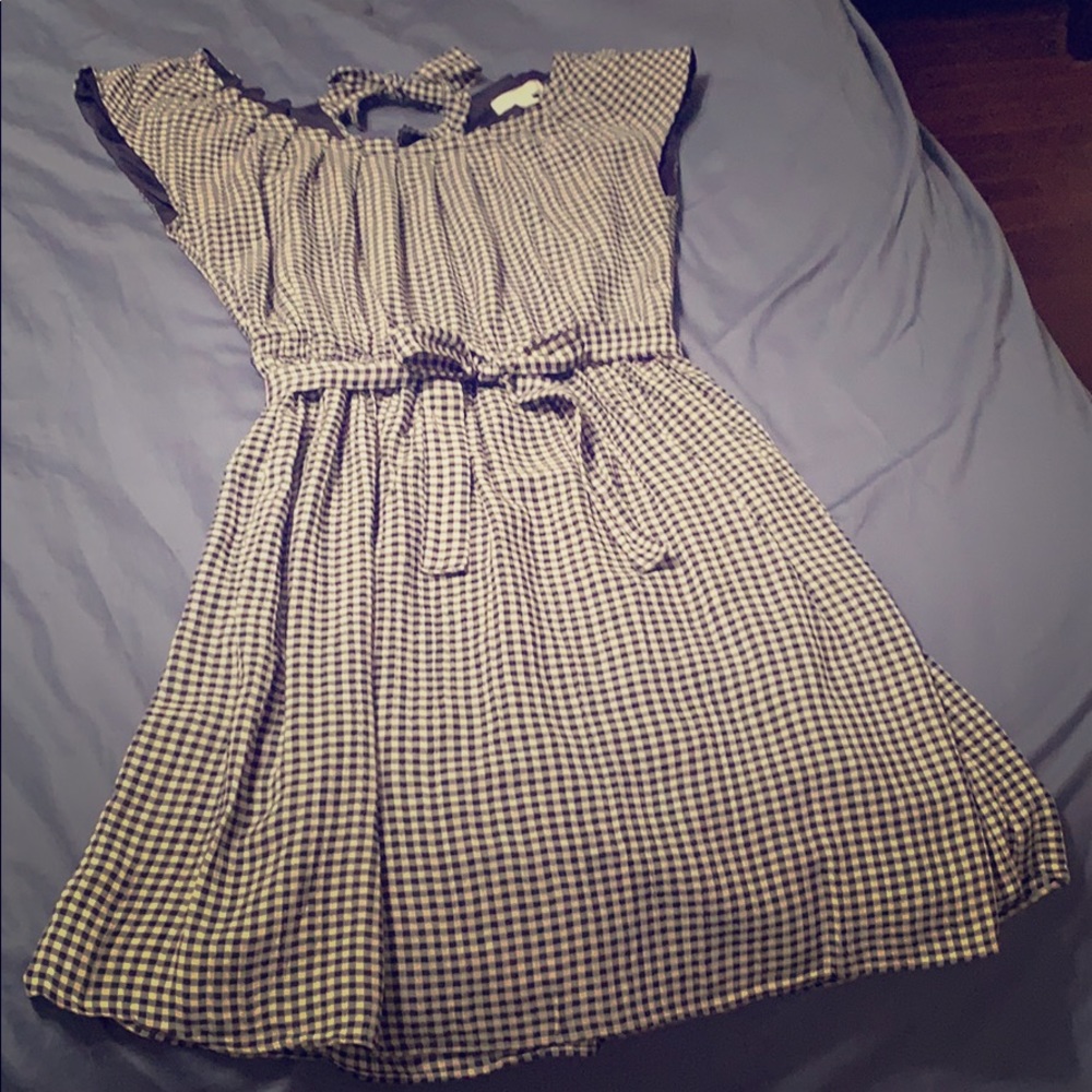 LC Lauren Conrad gingham dress.